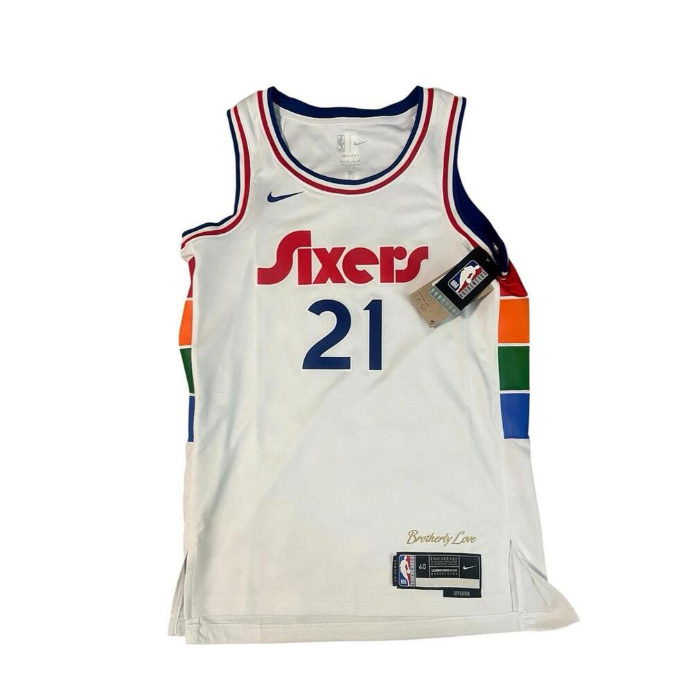 Nike Authentic 24-25’ NWT Philadelphia 76ers  Embiid City Edition Jersey 40Small